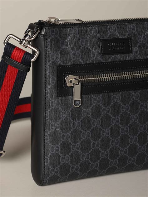 sacoche gucci noir homme bandouliere|sac bandoulière gucci homme.